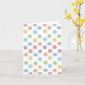 Cartes de voeux Chakra Energy (Fleur jaune)