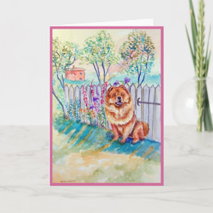 Cartes de voeux Chow Chow