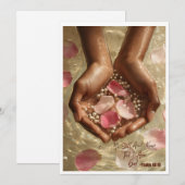 Cartes de voeux Christian (Devant / Derrière)