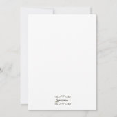 Cartes de voeux Christian (Dos)