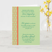 Cartes de voeux Christian (Fleur jaune)