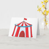 Cartes de voeux Circus Tente (Fleur jaune)