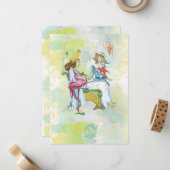 Cartes de vœux Classiques du Magicien d'Oz 1 sur 2 (Devant/Arrière en situation)