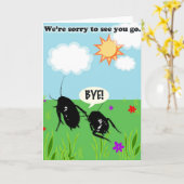 Cartes de voeux Cockroach (Fleur jaune)