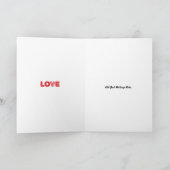 Cartes De Voeux Coeurs Et Amour (Intérieur)