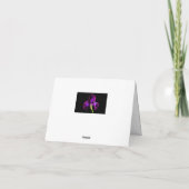 Cartes de voeux collectables de "bulle de bulle" (Dos)