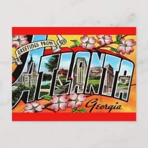 Cartes de vœux colorées d'Atlanta