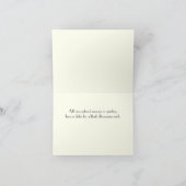 Cartes de vœux commémoratives Blue Hydrangea (Intérieur)