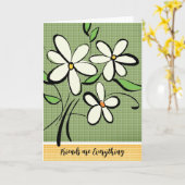 Cartes de voeux d'amitié (Fleur jaune)