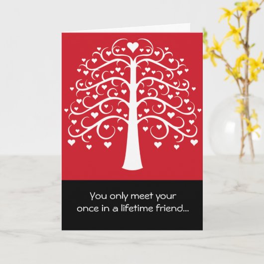 Cartes de voeux d'amitié (Fleur jaune)