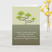 Cartes de voeux d'amitié (Fleur jaune)