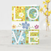 Cartes de voeux d'amour (Fleur jaune)