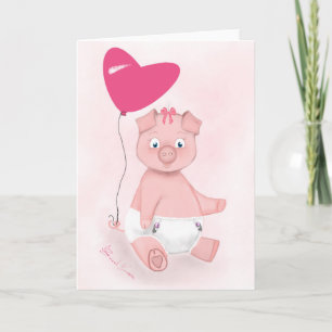 Cartes de voeux d'animaux de bébé