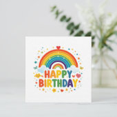 Cartes de vœux d'anniversaire (Debout devant)