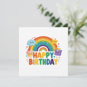 Cartes de vœux d'anniversaire (Debout devant)