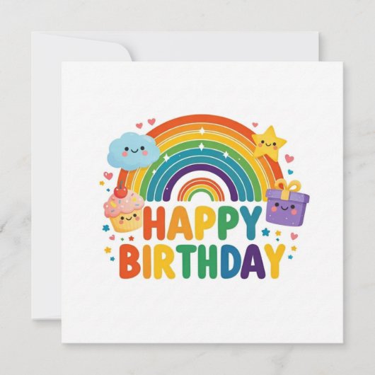 Cartes de vœux d'anniversaire (Devant)