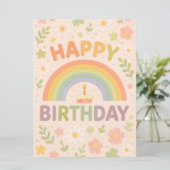 Cartes de vœux d'anniversaire (Debout devant)