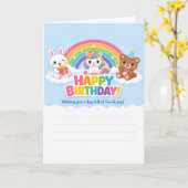 Cartes de vœux d'anniversaire (Fleur jaune)