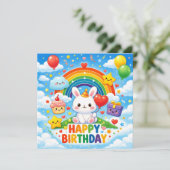 Cartes de vœux d'anniversaire (Debout devant)