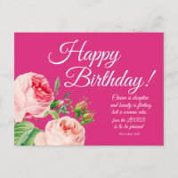 Cartes de vœux d'anniversaire 31 Proverbes floraux