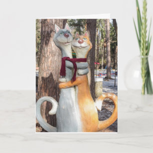 Cartes de vœux d'anniversaire de mariage de CHAT