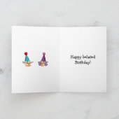Cartes de voeux d'Anniversaire Drôle (Intérieur)