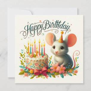 Cartes de voeux d'anniversaire heureuses