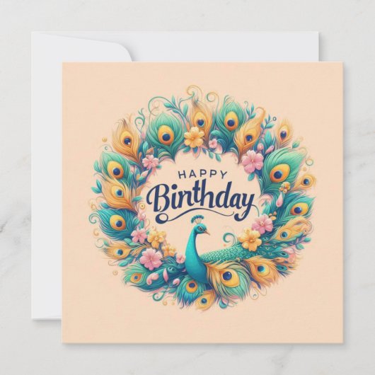 Cartes de voeux d'anniversaire heureuses (Devant)