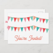 Cartes de vœux d'anniversaire joyeux vous êtes inv (Devant / Derrière)