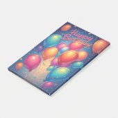 Cartes de vœux d'anniversaire Post-It (Incliné)