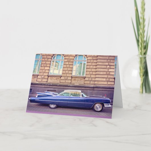 Cartes de voeux d'anniversaire vintage CLASSIQUE (Devant)