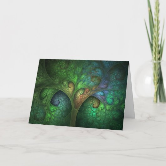 Cartes de voeux "d'arbre de ressort" (Devant)
