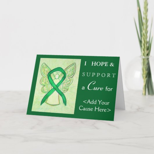 Cartes de voeux d'Art Angel de la sensibilisation (Devant)