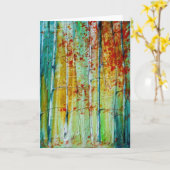 Cartes de vœux d'automne (Fleur jaune)