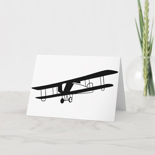 Cartes de voeux d'avion vintage