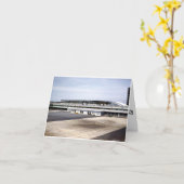 Cartes de voeux d'avions (Fleur jaune)