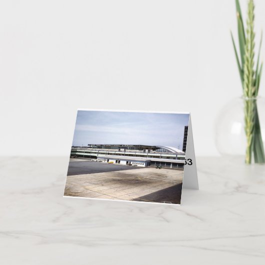 Cartes de voeux d'avions (Devant)