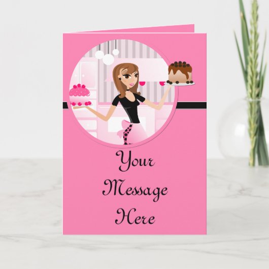 Cartes de voeux de Baker/chef 5 de (Devant)