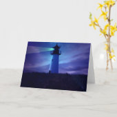 Cartes de voeux de balise de phare (Fleur jaune)