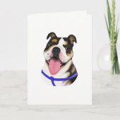 Cartes de voeux de bouledogue (Devant)