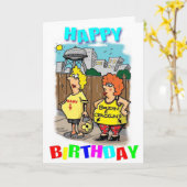 Cartes de voeux de Cajun (Fleur jaune)