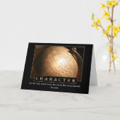 Cartes de voeux de caractère (Fleur jaune)