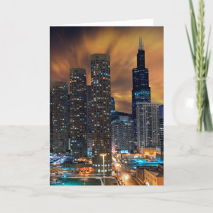 Cartes de voeux de Chicago Skyscraper