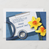 Cartes de voeux de Day Customizable de médecins (Devant)