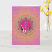 Cartes de voeux de Dreamcatcher (Fleur jaune)