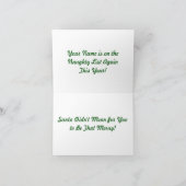 Cartes de vœux de fêtes (Intérieur)