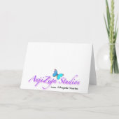 Cartes de voeux de fille de joie (Dos)