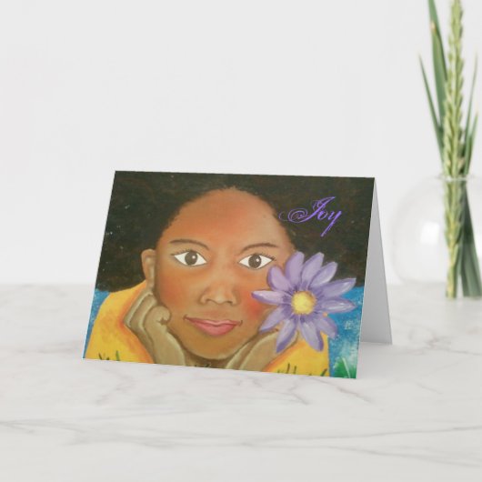 Cartes de voeux de fille de joie (Devant)