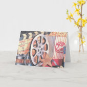 Cartes de vœux de films, Popcorn, Film (Fleur jaune)