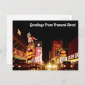Cartes de vœux de Fremont Street (Devant / Derrière)